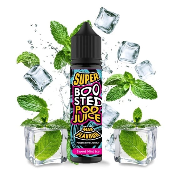 Blackout Super Boosted Pod Juice Sweet Mint Ice Flavorshot 60ml