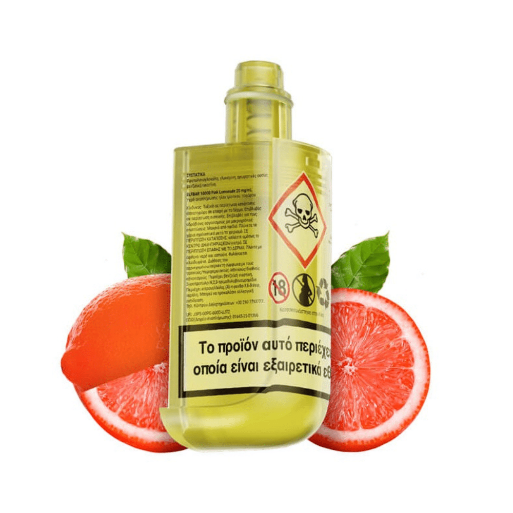 Elfbar 10000 Refill Container Pink Lemonade 10ml 20mg Elfbar 10000 Refill Container Pink Lemonade 10ml 20mg - Image 1
